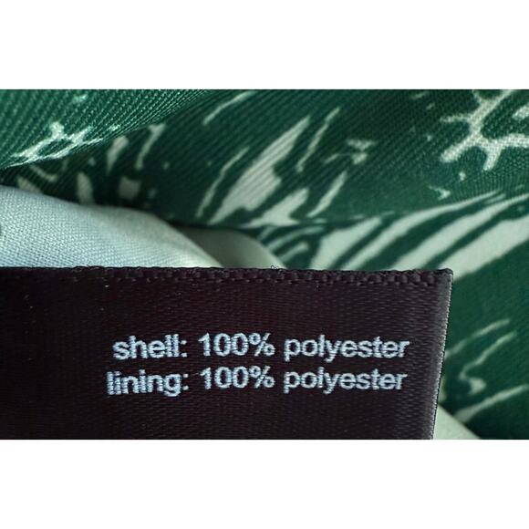 The Limited Green and White Paisley Shift Short Sleeve Dress size 4 Career - Picture 5 of 8